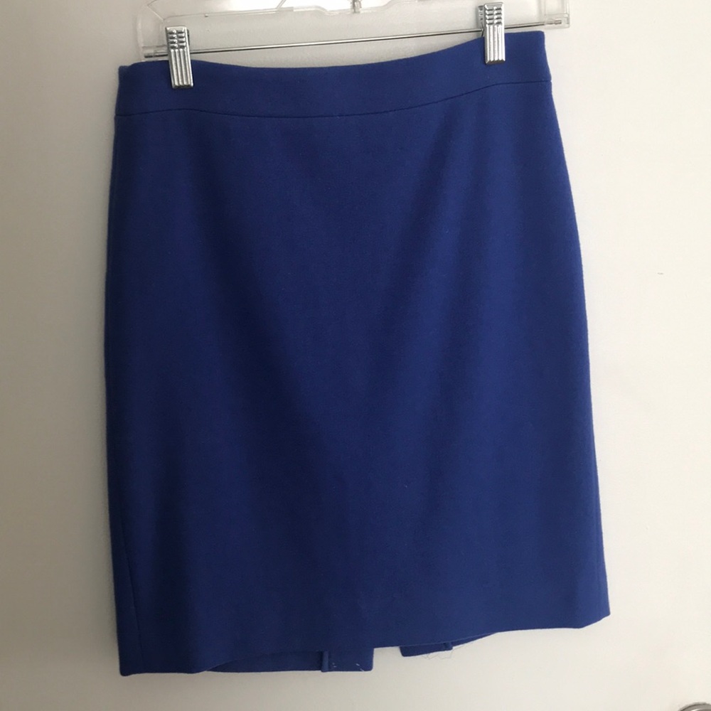 J.Crew Factory Double Serge Wool Pencil Skirt